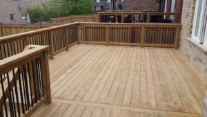 cedar deck build