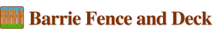 Barrie Fence And Deck Logo